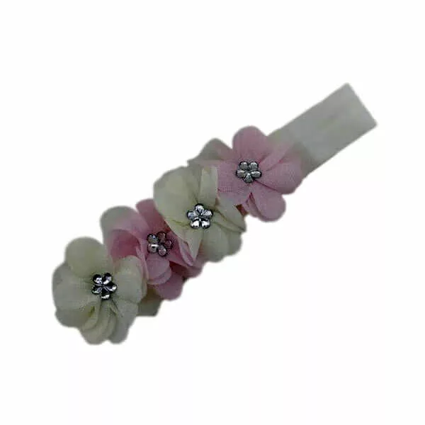 هدبند حرير ريز گل نگيندار EliRose