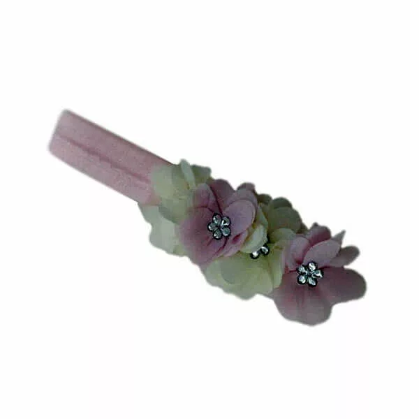 هدبند حرير ريز گل نگيندار EliRose