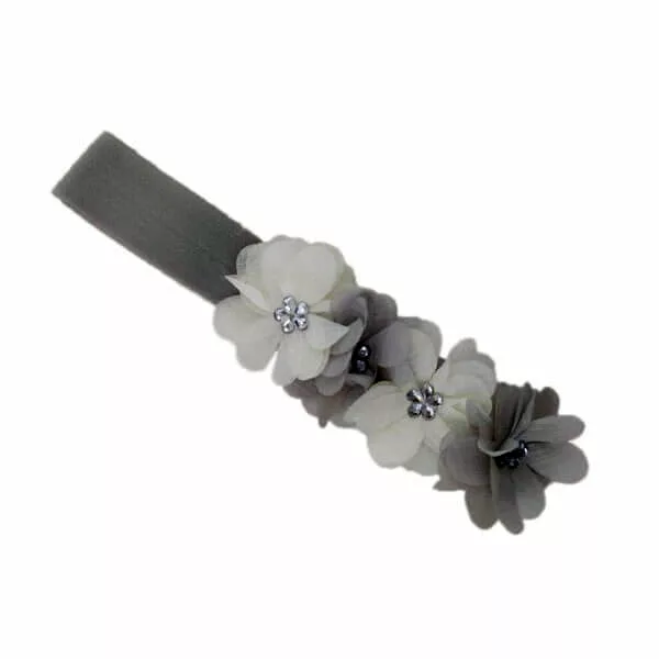 هدبند حرير ريز گل نگيندار EliRose