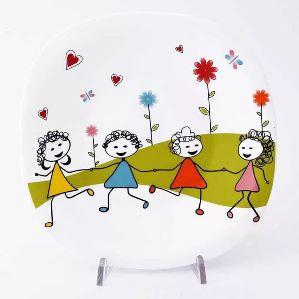 سرويس غذاخوری پارس اپال دختر پسر نقاشی