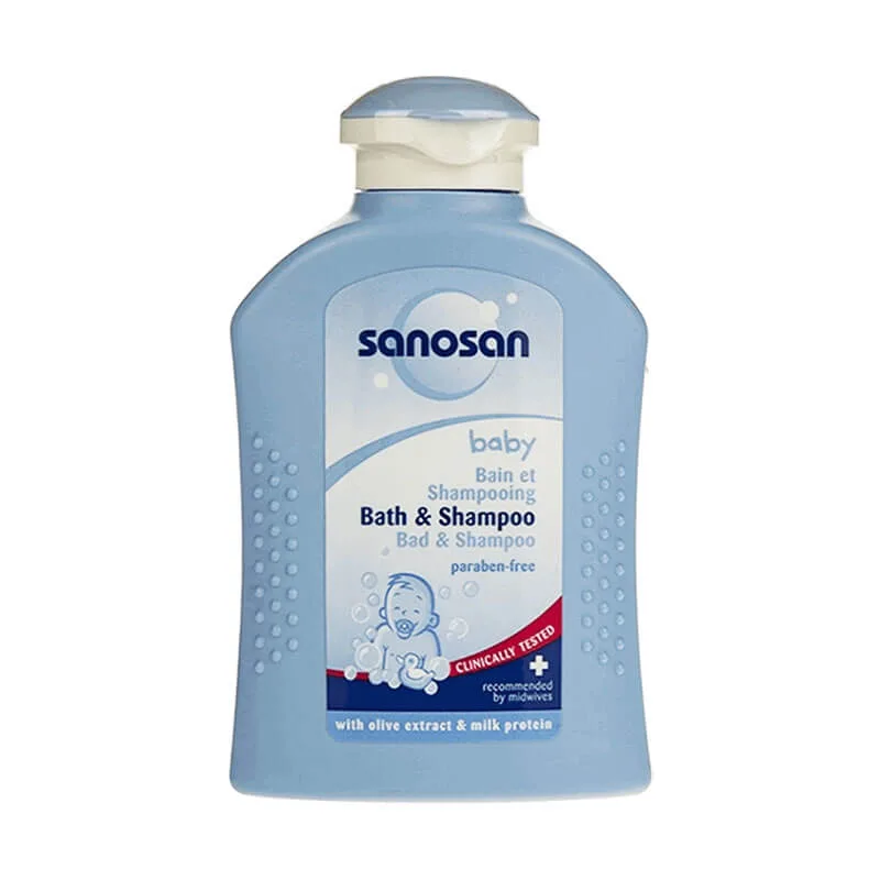 شامپو سر و بدن نوزاد سانوسان 200میل sanosan