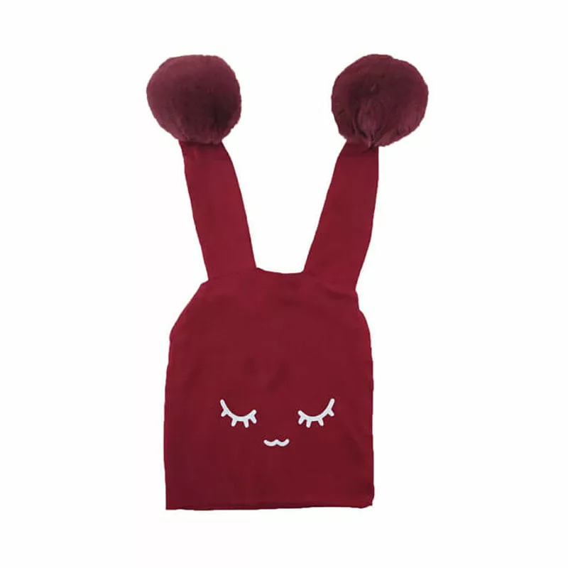 کلاه نخی 2 پوم خرگوشی mavi