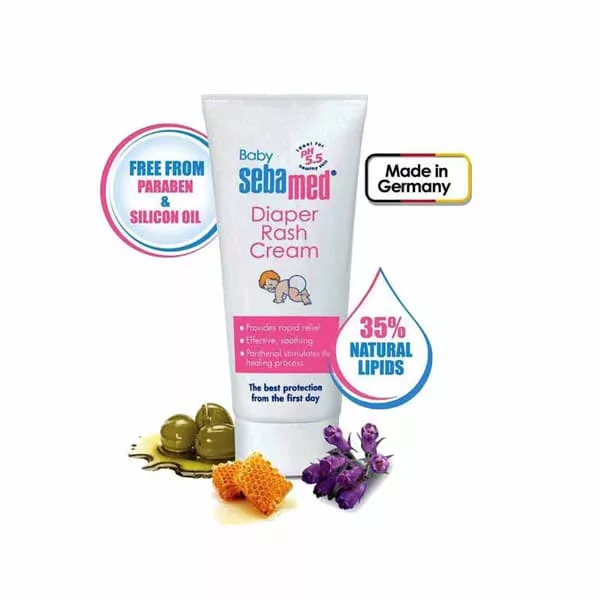 كرم پا و ادرار سوختگی راش Diaper Rash Cream سبامد Seba Med