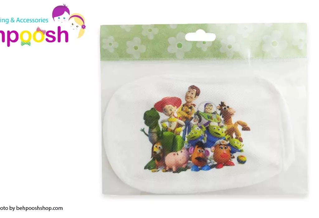 ماسک تنفسي دولايه قابل شستشو طرح شهر اسباب بازي الينا Elina