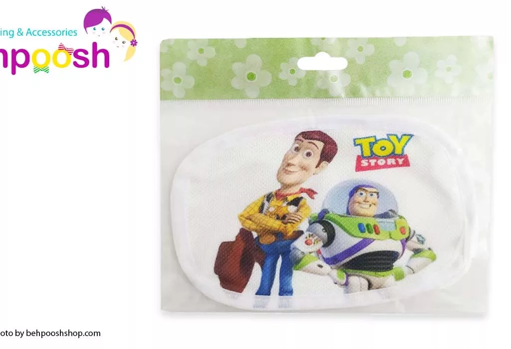 ماسک تنفسي دولايه قابل شستشو طرح شهر اسباب بازي الينا Elina