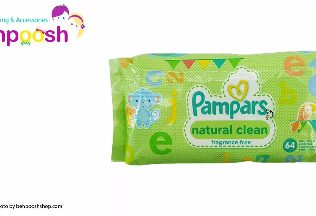 دستمال مرطوب ضد حساسيت 64 عددی پمپارس pampers