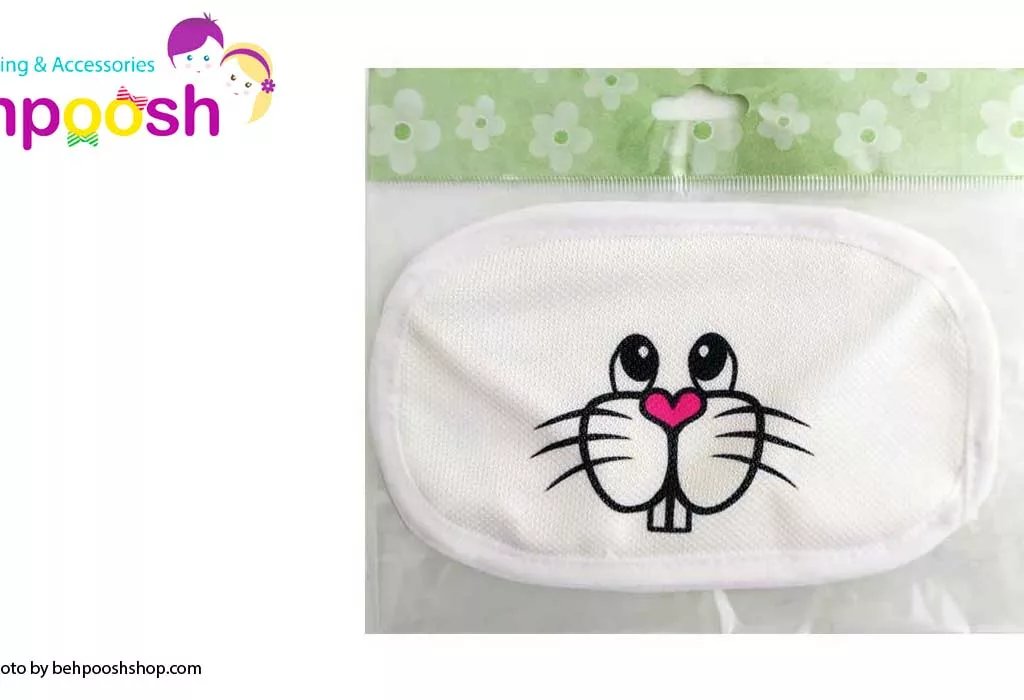 ماسک تنفسی 2لايه قابل شستشو طرح سمور الينا Elina