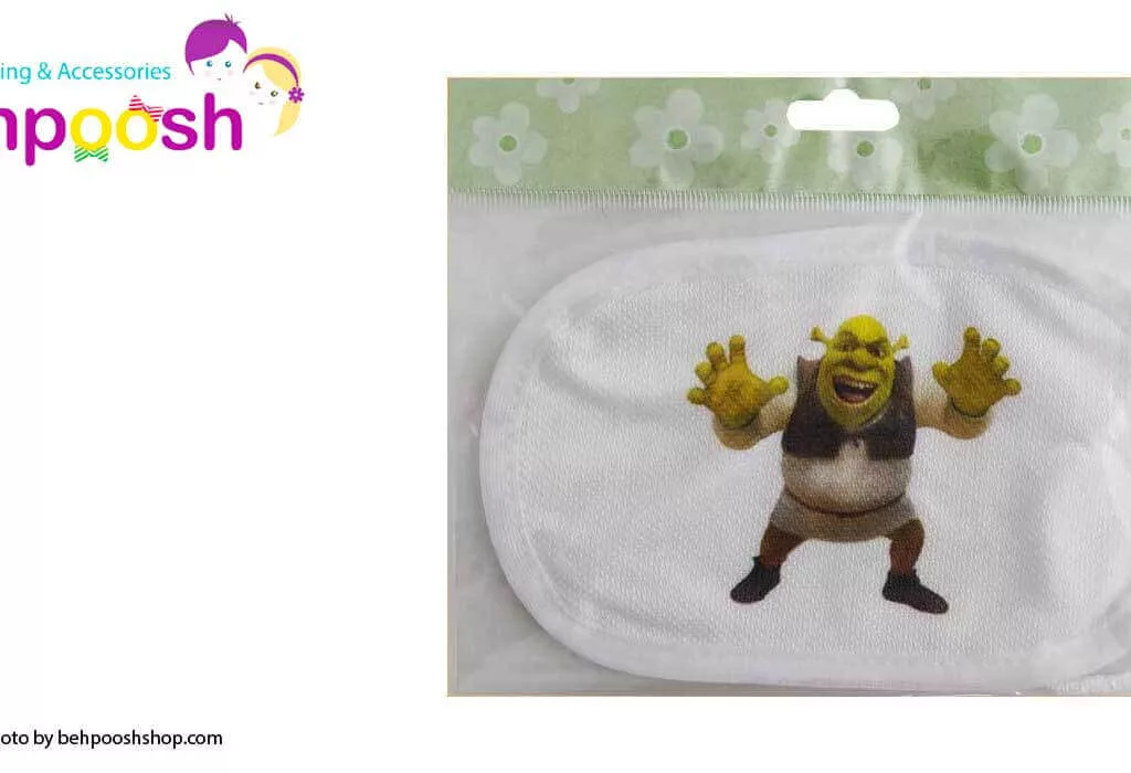 ماسک تنفسی 2لايه قابل شستشو طرح شرک الينا Elina