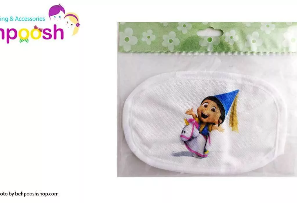 ماسک تنفسی بچگانه 2لايه قابل شستشو طرح لول الينا Elina