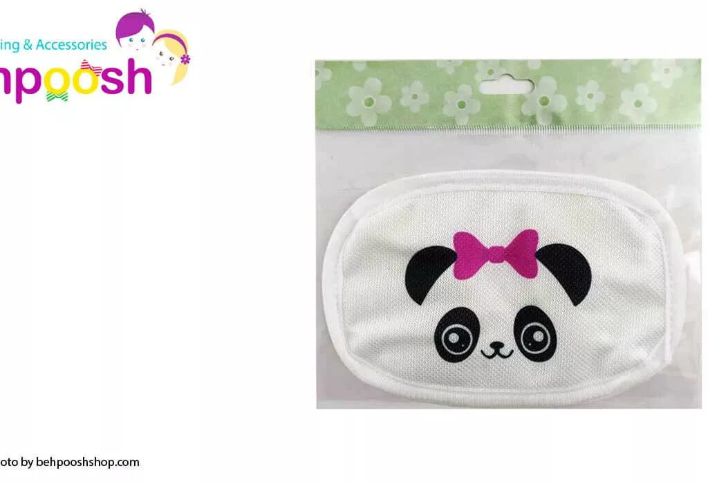 ماسک تنفسی 2لايه کودکانه قابل شستشو طرح پاندا الينا Elina