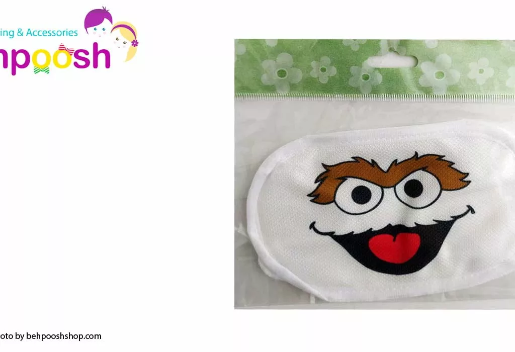 ماسک تنفسی 2لايه قابل شستشو طرح لبخند الينا Elina