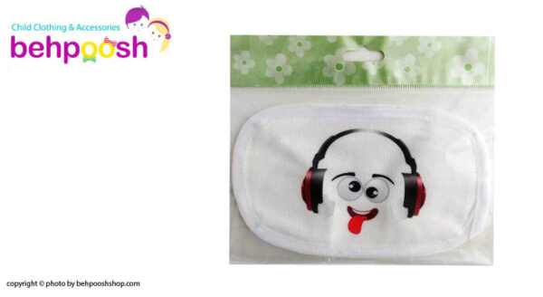 ماسک تنفسی 2لايه قابل شستشو طرح هدفون الينا Elina