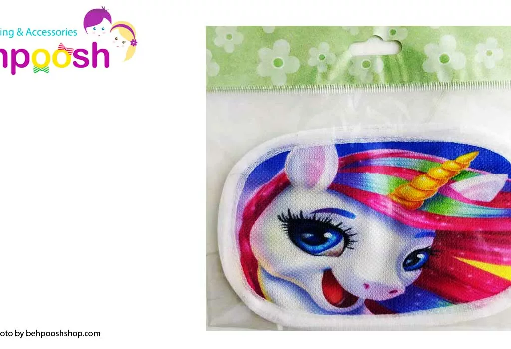 ماسک تنفسی 2لايه قابل شستشو طرح اسب شاخدار الينا Elina