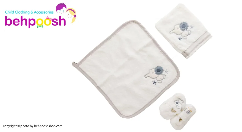 ست حوله تن پوش لوکس دو فیل مادركر Mothercare