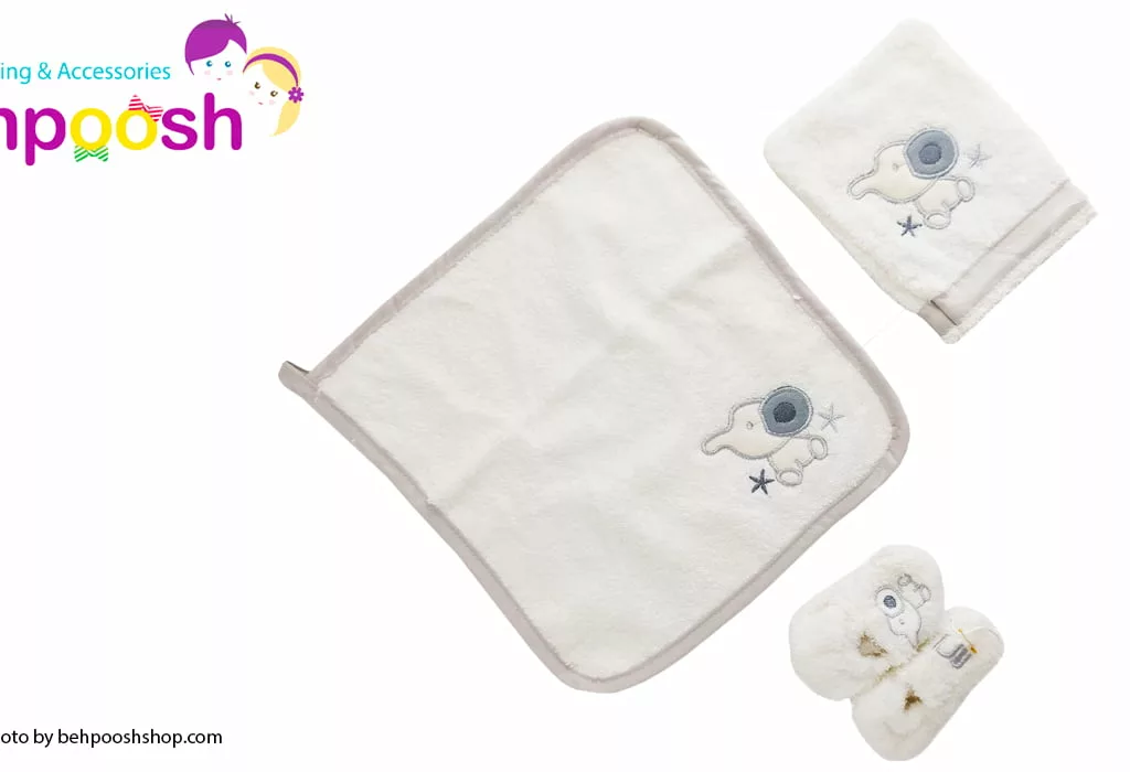 ست حوله تن پوش لوکس دو فیل مادركر Mothercare