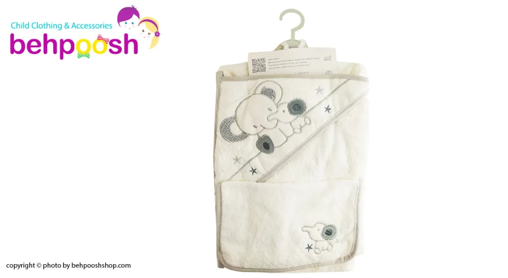 ست حوله تن پوش لوکس دو فیل مادركر Mothercare