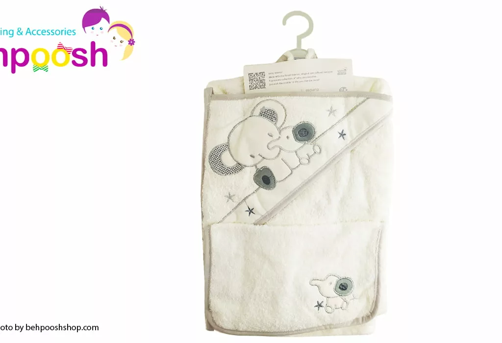 ست حوله تن پوش لوکس دو فیل مادركر Mothercare