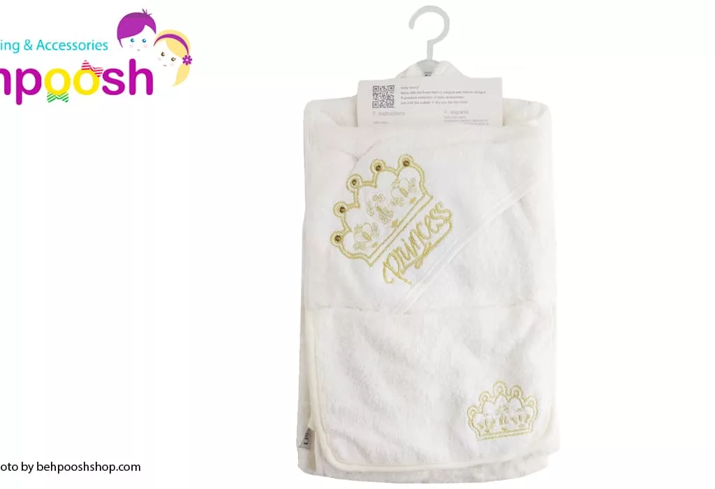 ست حوله تن پوش لوکس تاج پرنسس مادركر Mothercare