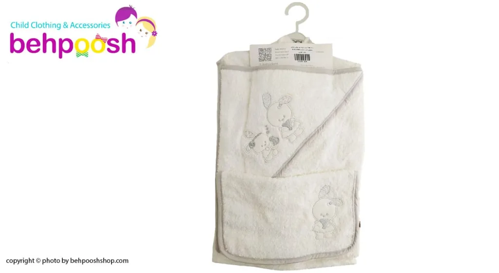ست حوله تن پوش لوکس خرگوش و قلب مادركر Mothercare