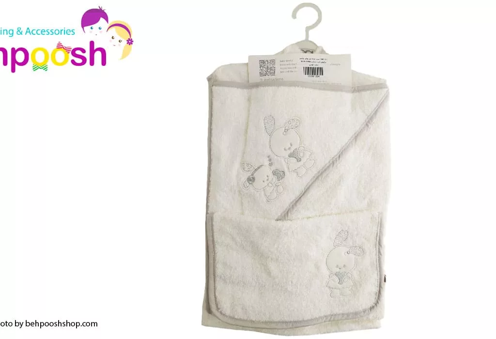 ست حوله تن پوش لوکس خرگوش و قلب مادركر Mothercare