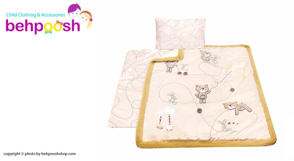 سرويس خواب سه تكه طرح Bear&Kite رزبرن RoseBorn