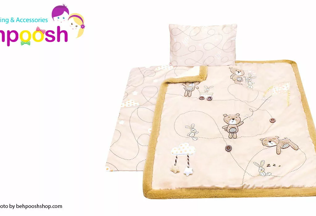 سرويس خواب سه تكه طرح Bear&Kite رزبرن RoseBorn