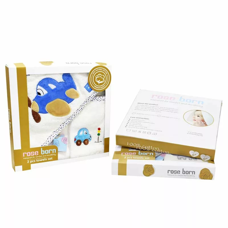 حوله 2تكه چهارگوش Sweet Travel رزبرن RoseBorn