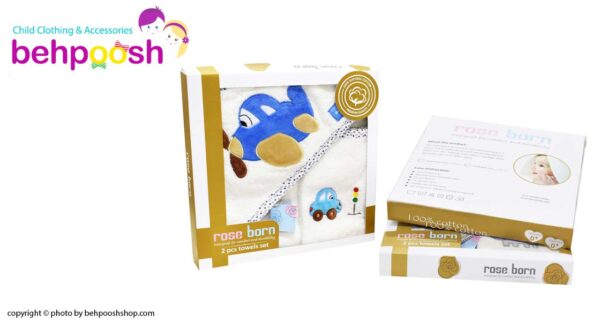 حوله 2تكه چهارگوش Sweet Travel رزبرن RoseBorn