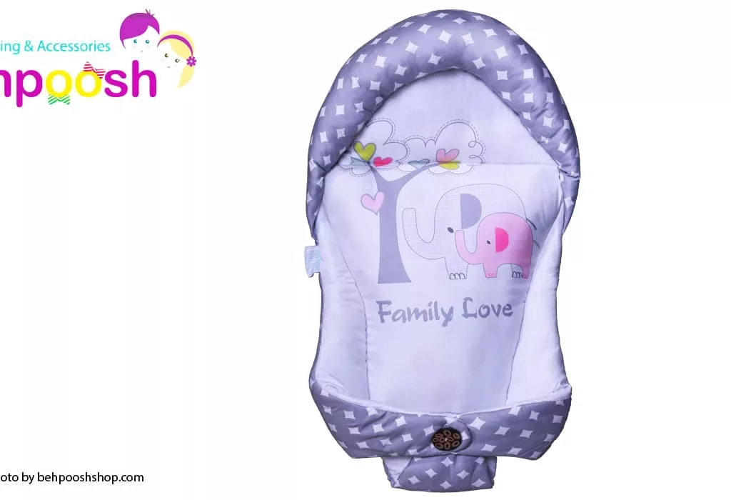 قنداق سویيسی طرح Family Love فيل درخت قلب رزبرن RoseBorn