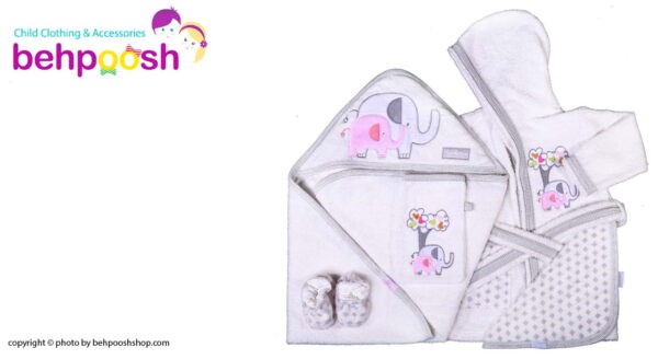 ست حوله 5تكه طرح Family Love رزبرن RoseBorn