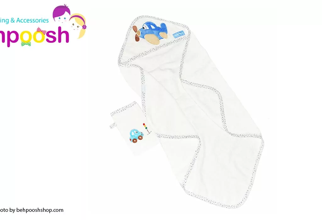 سرویس حوله پنج تكه طرح Sweet Travel رزبرن RoseBorn