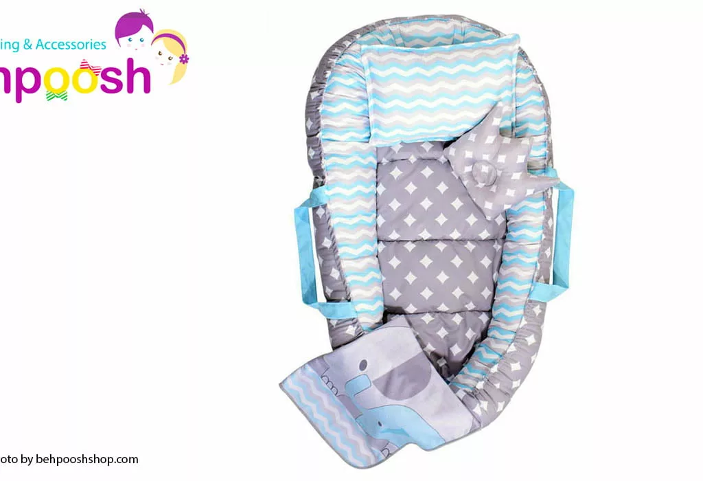 تشک گارد دار نوزاد طرح Family Love رزبرن RoseBorn