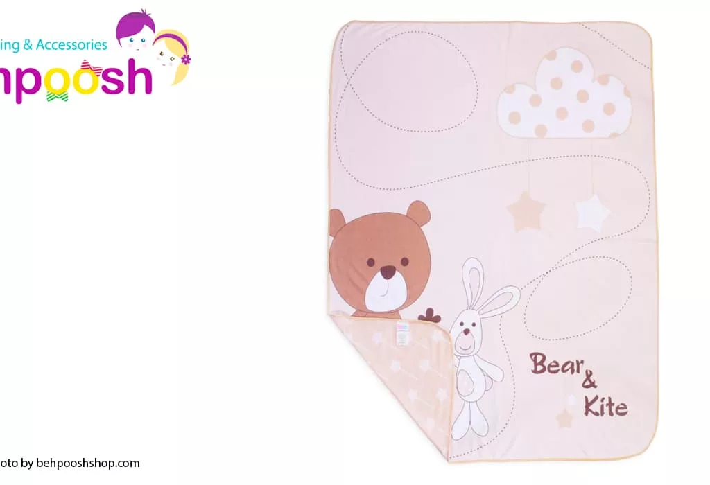 پتو نخی طرح Bear&Kite خرس خرگوش رزبرن RoseBorn
