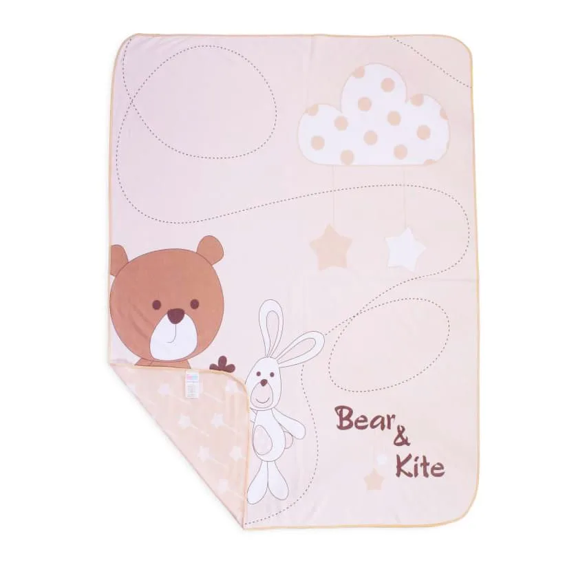 پتو نخی طرح Bear&Kite خرس خرگوش رزبرن RoseBorn