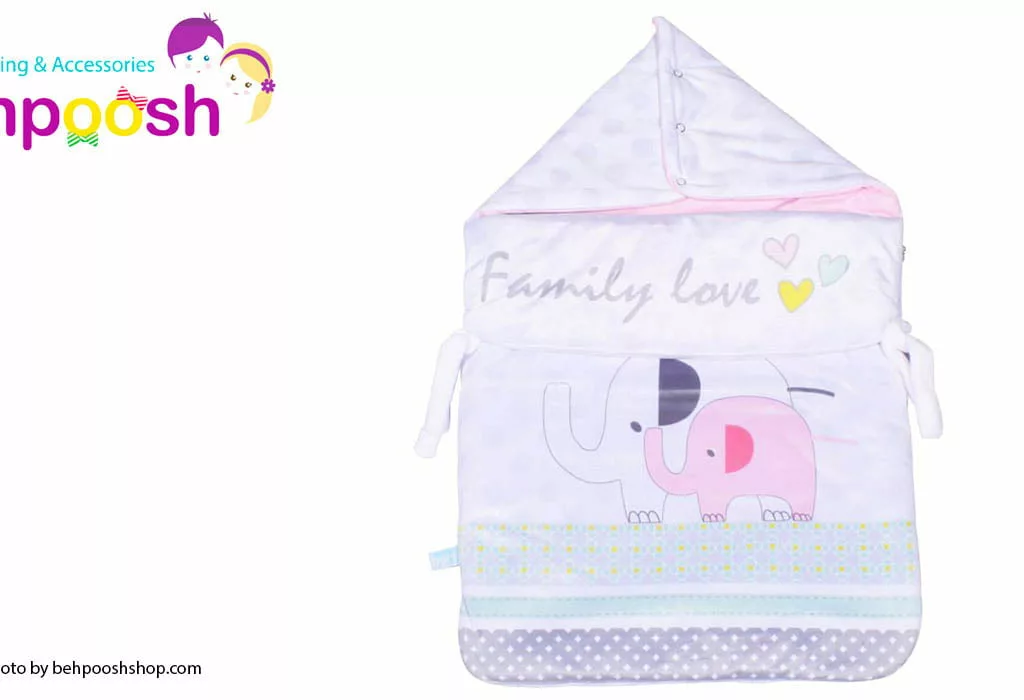 قنداق فرنگی مستطيل زیپدار Family Love رزبرن RoseBorn