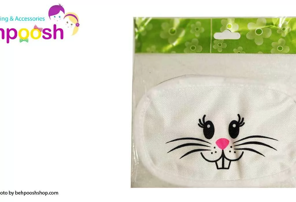 ماسک تنفسی طرح خرگوش 2لایه قابل شستشو الینا Elina