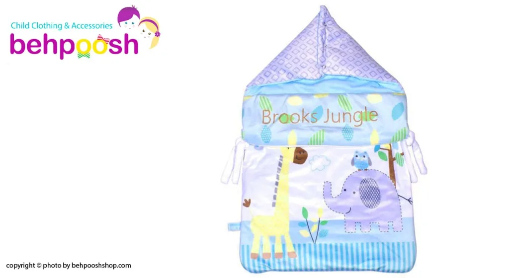 قنداق فرنگی زیپدار طرح Brooks Jungle رزبرن RoseBorn
