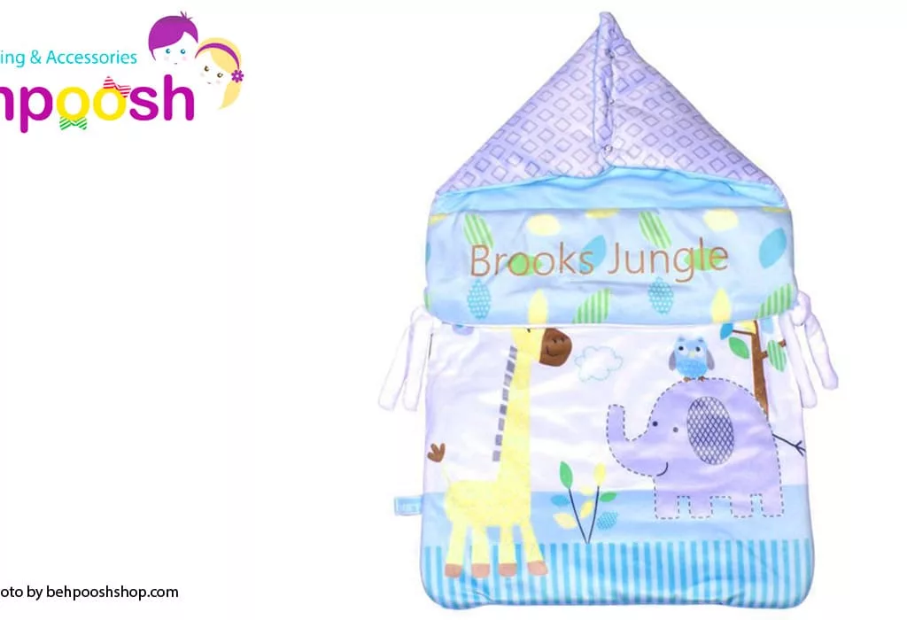 قنداق فرنگی زیپدار طرح Brooks Jungle رزبرن RoseBorn