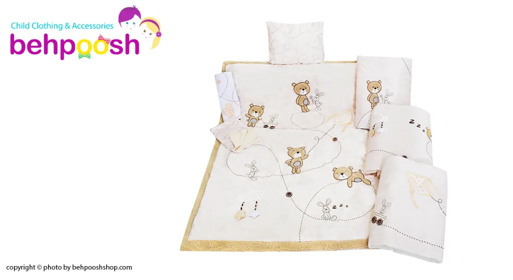 سرويس خواب هفت تكه Bear & Kite رزبرن RoseBorn