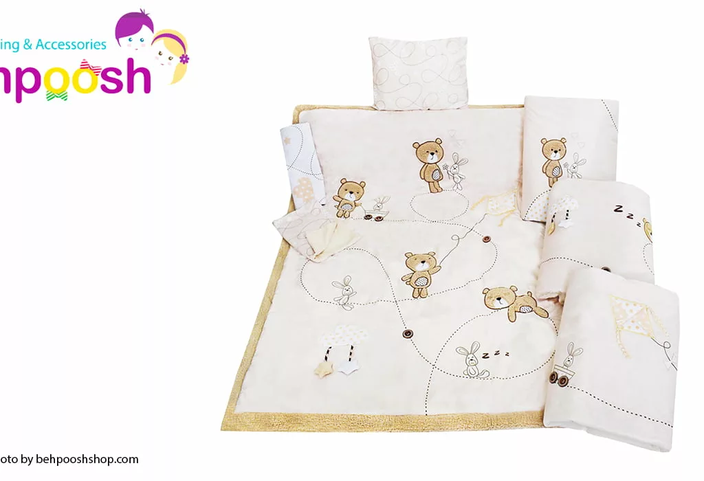 سرويس خواب هفت تكه Bear & Kite رزبرن RoseBorn