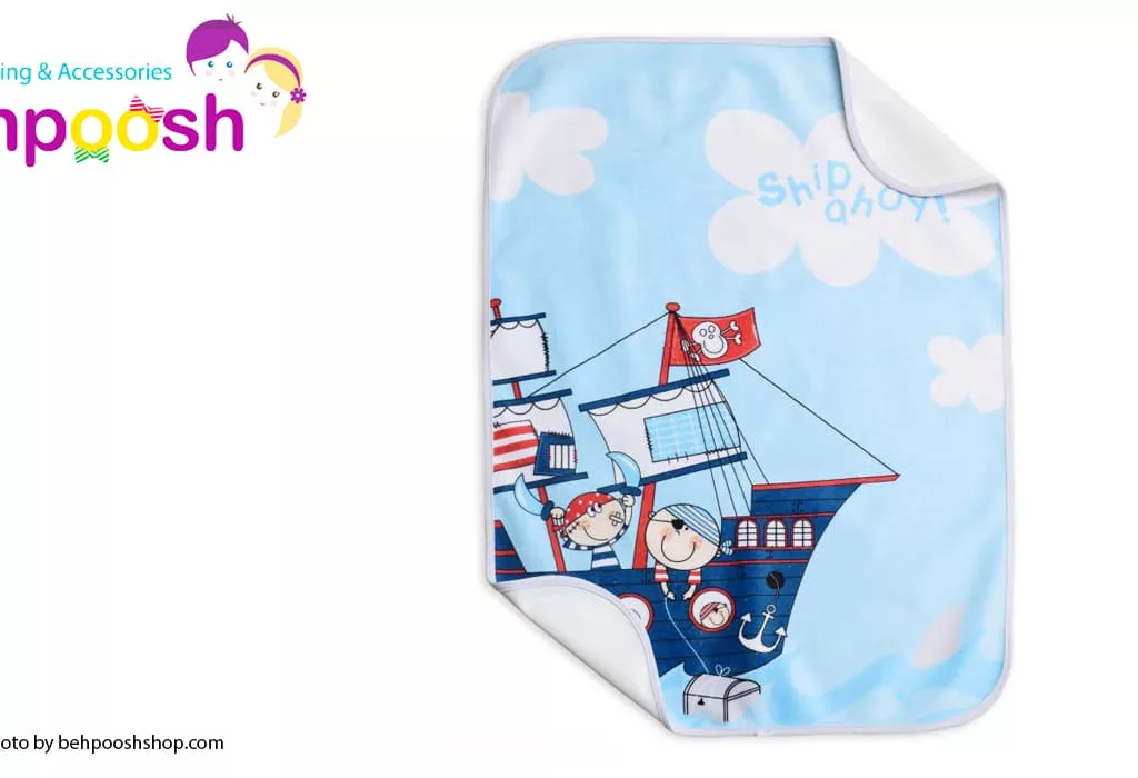 زيرانداز تعويض پوشک طرح دزدان دريايي رزبرن RoseBorn