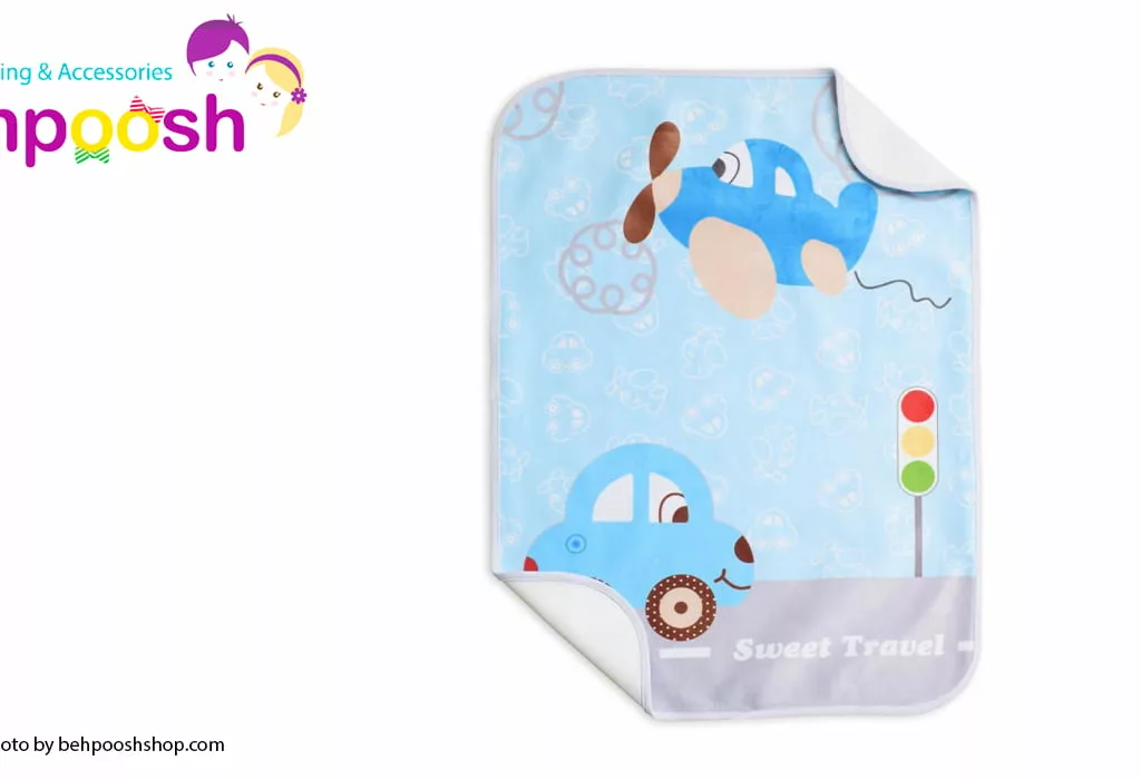 زیرانداز تعویض پوشک طرح Sweet Travel رزبرن RoseBorn