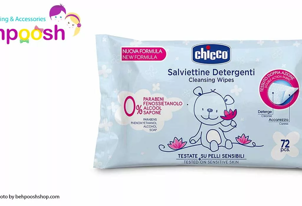 دستمال مرطوب 72 عددي بدون درب چيكو chicco