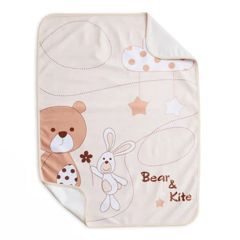 زیرانداز تعویض پوشک طرح Bear&Kite رزبرن RoseBorn