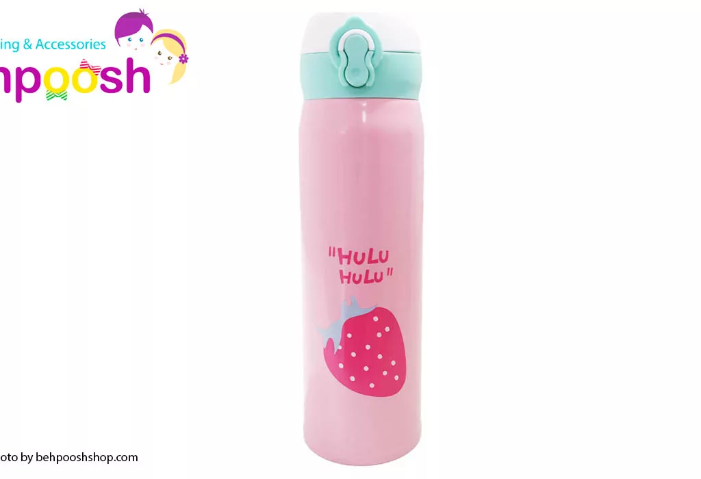 فلاسک کودک استیل درب قفلدار دخترانه