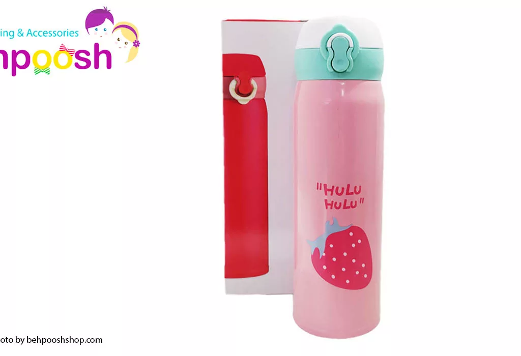 فلاسک کودک استیل درب قفلدار دخترانه