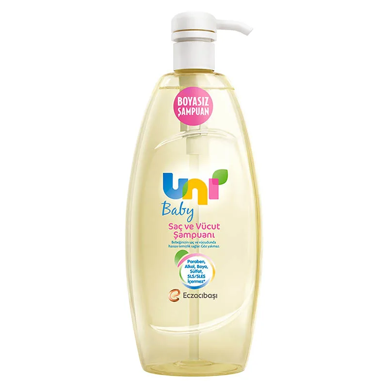 شامپو سر و بدن 900ml پمپی یونی uni
