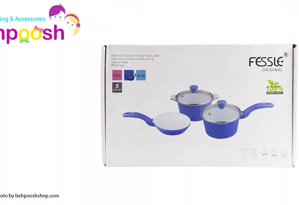 سرویس قابلمه کودک سرامیكی لعابی Fessle