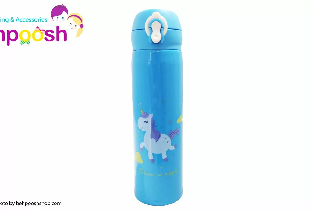 فلاسک استیل درب قفلدار اسب شاخدار 500ml