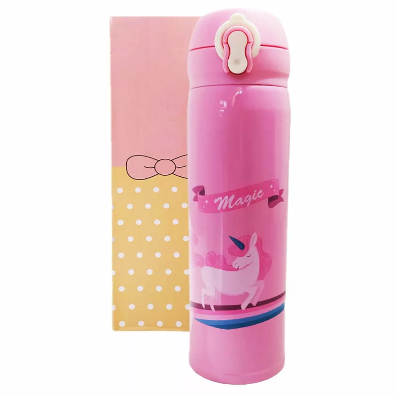 فلاسک استیل درب قفلدار اسب شاخدار 500ml